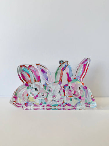 Chelsea McShane Art - “Hip Hap Hop” acrylic shelfie WHOLESALE: Large Shelfie
