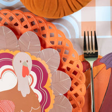 Gatherings by Curated Paperie - Orange Basketweave Dinner Plates