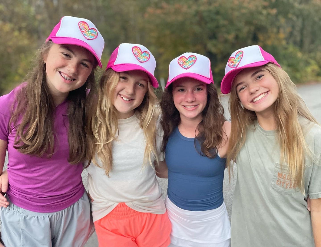 Happy Hearts Trucker Hat