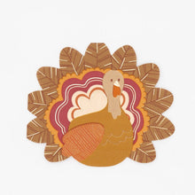 Gatherings by Curated Paperie - Thanksgiving Turkey Shaped Napkins