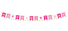 Party Partners - Pink Happy Birthday Banner