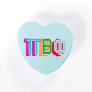 Swag - Heart Buttons: Alpha omicron pi