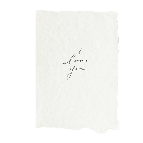 I love you card