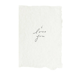 I love you card