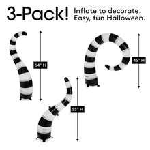 FUNBOY - Black and White Halloween Lawn Snakes