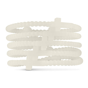 Ryan & Rose - Jesus Bracelets (silicone cross bracelets): Confetti (5 pack) / Small