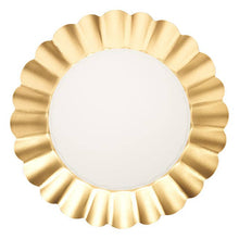 Sophistiplate - Dinner Plate Gold & White/8 pkg