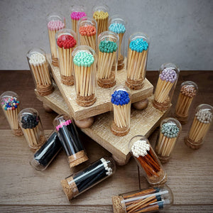 2" Matches + Mini Cloche - Colors of Your Choice + Strikers: Light Blue
