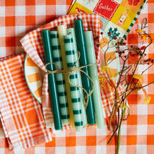 Talking Tables USA - Green Stripe Dinner Candles - POS Unit