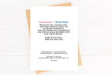 Five Dot Post - Cute Dog Birthday Party Card for Pet Party Dog Parent Card