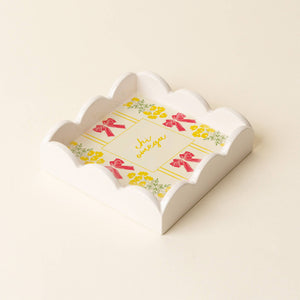 Chi Omega - Sorority Scallop Trinket Tray - 19 Chapters Available: Chi Omega
