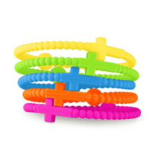 Ryan & Rose - Jesus Bracelets (silicone cross bracelets): Confetti (5 pack) / Small