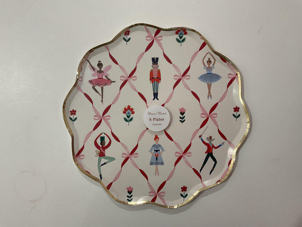 Meri Meri Nutcracker Ballet Dinner Plates