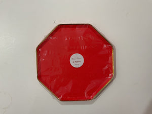 Meri Meri Berry red side plates