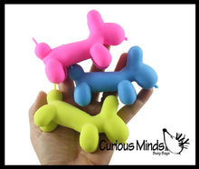 Curious Minds Toys - 1 Scented Balloon Dog Crunchy Sand Filled Stress Ball - Cute