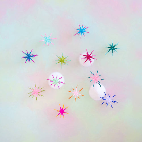 Glitterville - Glitterville Sugar Plum Sparkle Orn, 12 Asst, Glass, 5