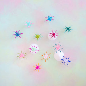 Glitterville - Glitterville Sugar Plum Sparkle Orn, 12 Asst, Glass, 5"