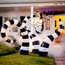 FUNBOY - Black and White Halloween Lawn Snakes