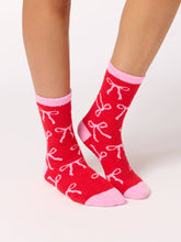 Shiraleah - BOW SOCKS,RED