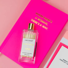 Chez Gagné - Where There's A Woman There's A Way - Hardcover Daily Journal - Bright Pink
