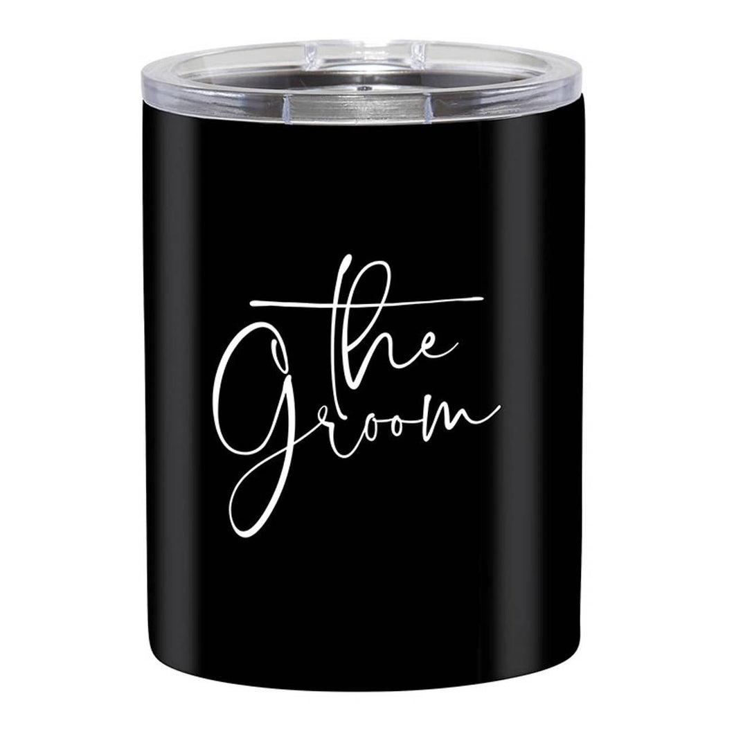Slant Collections by Creative Brands - Stainless Steel Tumbler - The Groom: 12 oz