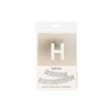 My Mind’s Eye - PLHBD03 - Silver Foil "HAPPY BIRTHDAY" Word Banner