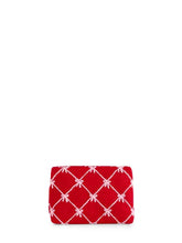 Shiraleah - TINSEL BOW ZIP POUCH: NAVY