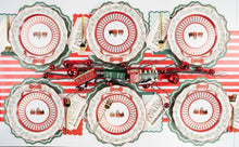 Gatherings by Curated Paperie - Elegant Holiday Wreath Dinner Plates