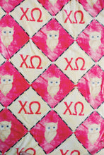 Gracefully Made Art - Chi Omega Flannel Fleece Blanket, Sorority
