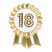 Talking Tables USA - Luxe Gold Enamel Birthday Pin Badge Starter Set