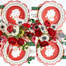 Gatherings by Curated Paperie - Jolly Santa Vintage Christmas Dessert Plates