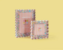 Taylor Elliott Designs - FOR FUN - Acrylic Picture Frame - Medium - Happy Confetti