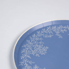 Gatherings by Curated Paperie - Floral Elegance Blue Dinner Plate
