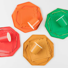 Meri Meri - Pumpkin Orange Side Plates