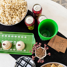 Sprinkles & Confetti Party Supplies - Football Reusable Snack Chip Bowl | Superbowl Party Decor