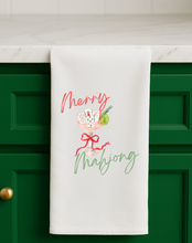 Aspen Lane - Mahjong Christmas gift towel holiday cute hostess gift
