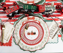 Gatherings by Curated Paperie - Elegant Holiday Wreath Dinner Plates