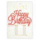 Angle - Acrylic Cake Topper-Happy Bday