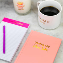 Chez Gagné - Do The Damn Thing - Lined Notepad - Bright Pink - 65 perforated pages - 5x8