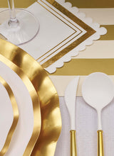 Sophistiplate - Cocktail Napkin Gold & White/20 pkg