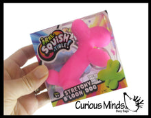 Curious Minds Toys - 1 Scented Balloon Dog Crunchy Sand Filled Stress Ball - Cute