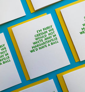 Richie Designs - Margaritaville - funny gift for friend, for her, for him
