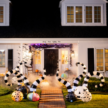 FUNBOY - Black and White Halloween Lawn Snakes