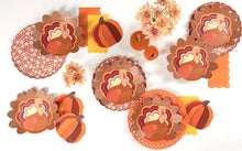Gatherings by Curated Paperie - Thanksgiving Turkey Shaped Plates