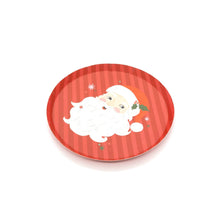 Gatherings by Curated Paperie - Jolly Santa Vintage Christmas Dessert Plates