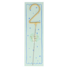 Meri Meri - Gold Sparkler Numbers 0 to 9 Candles: 7