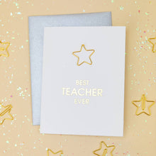 Chez Gagné - Best Teacher Ever -Teacher Appreciation- Star Paperclip Card