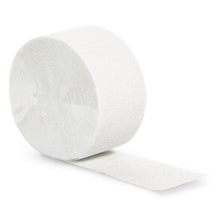 Bulk Party Decor - White Crepe Streamer 81 ft, 1/Pkg