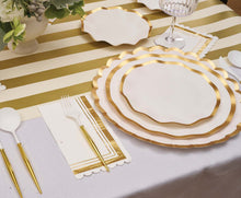 Sophistiplate - Everyday White Wavy Dinner Plate/8pk
