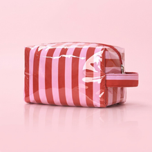 TOGGO GOODS - Vibrant Jelly Makeup Pouch: Pink & Blue